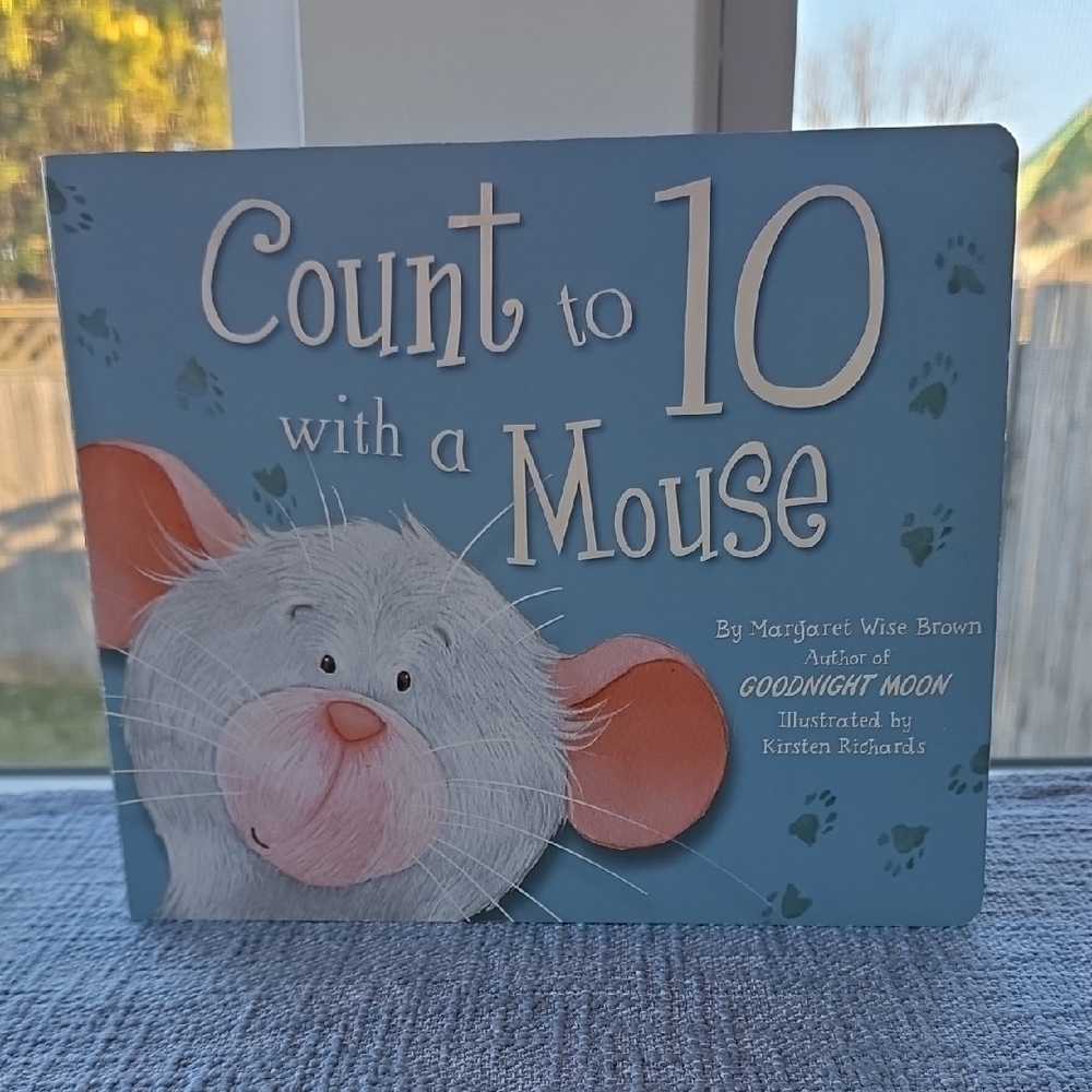 Count to 10 with a Mouse Children's Large Board Book